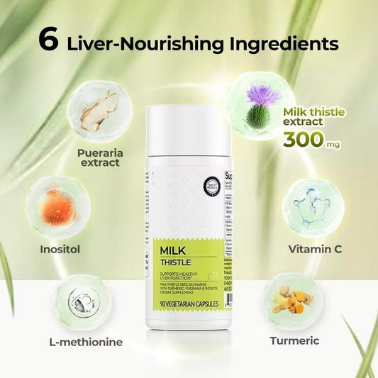 Milk Thistle Extract Cleansing Capsules